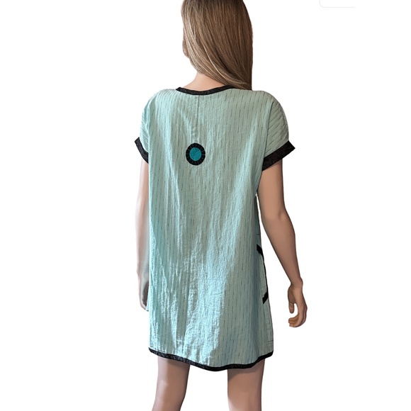 Red River Clothing Cindy Walsh Hand Made Tunic Dress Tank Pockets Oversize USA - Picture 3 of 16